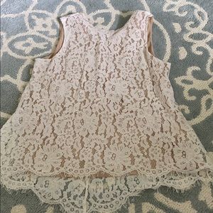 White lace blouse Medium